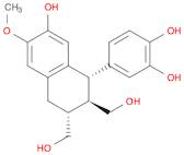2,3-Naphthalenedimethanol, 1-(3,4-dihydroxyphenyl)-1,2,3,4-tetrahydro-7-hydroxy-6-methoxy-, (1S,2R,3R)-