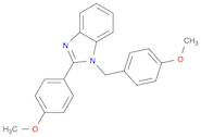1H-Benzimidazole, 2-(4-methoxyphenyl)-1-[(4-methoxyphenyl)methyl]-