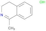 Isoquinoline, 3,4-dihydro-1-methyl-, hydrochloride (1:1)