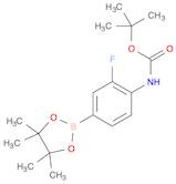 Carbamic acid, N-[2-fluoro-4-(4,4,5,5-tetramethyl-1,3,2-dioxaborolan-2-yl)phenyl]-, 1,1-dimethylethyl ester