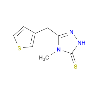 3H-1,2,4-Triazole-3-thione, 2,4-dihydro-4-methyl-5-(3-thienylmethyl)-