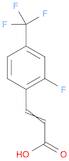 2-Propenoic acid, 3-[2-fluoro-4-(trifluoromethyl)phenyl]-