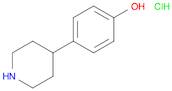 Phenol, 4-(4-piperidinyl)-, hydrochloride (1:1)