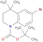 1(2H)-Quinolinecarboxylic acid, 6-bromo-3,4-dihydro-4,4-dimethyl-, 1,1-dimethylethyl ester