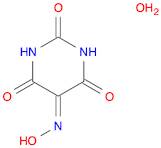 2,4,5,6(1H,3H)-Pyrimidinetetrone, 5-oxime, hydrate (1:1)