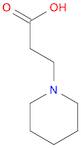 1-Piperidinepropanoic acid