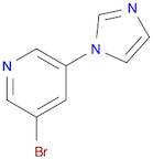 Pyridine, 3-bromo-5-(1H-imidazol-1-yl)-