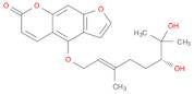 7H-Furo[3,2-g][1]benzopyran-7-one, 4-[[(2E,6R)-6,7-dihydroxy-3,7-dimethyl-2-octen-1-yl]oxy]-