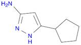 1H-Pyrazol-3-amine, 5-cyclopentyl-