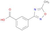 Benzoic acid, 3-(5-methyl-1,2,4-oxadiazol-3-yl)-