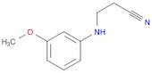 Propanenitrile, 3-[(3-methoxyphenyl)amino]-