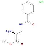 L-Alanine, 3-(benzoylamino)-, methyl ester, monohydrochloride (9CI)