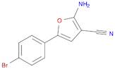 3-Furancarbonitrile, 2-amino-5-(4-bromophenyl)-