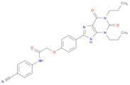 Acetamide, N-(4-cyanophenyl)-2-[4-(2,3,6,9-tetrahydro-2,6-dioxo-1,3-dipropyl-1H-purin-8-yl)phenoxy]-