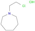 1H-Azepine, 1-(2-chloroethyl)hexahydro-, hydrochloride (1:1)