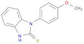 2H-Benzimidazole-2-thione, 1,3-dihydro-1-(4-methoxyphenyl)-