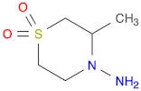 4-Thiomorpholinamine, 3-methyl-, 1,1-dioxide