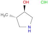 3-Pyrrolidinol, 4-methyl-, hydrochloride (1:1), (3R,4S)-rel-