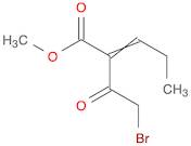 2-Pentenoic acid, 2-(2-bromoacetyl)-, methyl ester