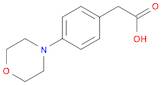 Benzeneacetic acid, 4-(4-morpholinyl)-