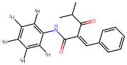 Pentanamide, 4-methyl-3-oxo-N-(phenyl-d5)-2-(phenylmethylene)- (9CI)