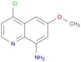 8-Quinolinamine, 4-chloro-6-methoxy-