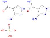 1H-Pyrazole-4-carboxamide, 3-amino-, sulfate (2:1)