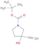 1-Pyrrolidinecarboxylic acid, 3-ethynyl-3-hydroxy-, 1,1-dimethylethyl ester