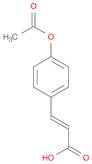2-Propenoic acid, 3-[4-(acetyloxy)phenyl]-, (2E)-