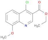3-Quinolinecarboxylic acid, 4-chloro-8-methoxy-, ethyl ester