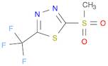 1,3,4-Thiadiazole, 2-(methylsulfonyl)-5-(trifluoromethyl)-