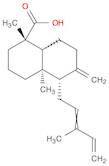 1-Naphthalenecarboxylic acid, decahydro-1,4a-dimethyl-6-methylene-5-(3-methyl-2,4-pentadienyl)-, (1S,4aR,5S,8aR)-