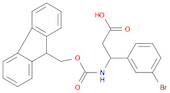 Benzenepropanoic acid, 3-bromo-β-[[(9H-fluoren-9-ylmethoxy)carbonyl]amino]-