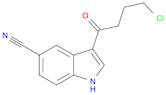 1H-Indole-5-carbonitrile, 3-(4-chloro-1-oxobutyl)-