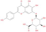 β-D-Glucopyranosiduronic acid, 5,6-dihydroxy-2-(4-hydroxyphenyl)-4-oxo-4H-1-benzopyran-7-yl