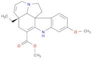 Aspidospermidine-3-carboxylic acid, 2,3,6,7-tetradehydro-16-methoxy-, methyl ester, (5α,12R,19α)-