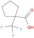 Cyclopentanecarboxylic acid, 1-(trifluoromethyl)-