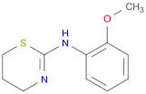 4H-1,3-Thiazin-2-amine, 5,6-dihydro-N-(2-methoxyphenyl)-