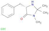 4-Imidazolidinone, 2,2,3-trimethyl-5-(phenylmethyl)-, hydrochloride (1:1), (5S)-
