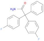 Benzeneacetamide, 4-fluoro-α-(4-fluorophenyl)-α-phenyl-
