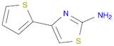 2-Thiazolamine, 4-(2-thienyl)-