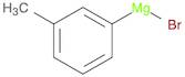 Magnesium, bromo(3-methylphenyl)-
