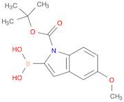 1H-Indole-1-carboxylic acid, 2-borono-5-methoxy-, 1-(1,1-dimethylethyl) ester