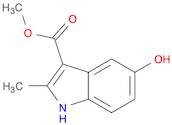 1H-Indole-3-carboxylic acid, 5-hydroxy-2-methyl-, methyl ester