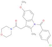 Ethanone, 2-[1-(4-chlorobenzoyl)-5-methoxy-2-methyl-1H-indol-3-yl]-1-(4-morpholinyl)-