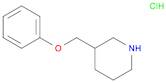 Piperidine, 3-(phenoxymethyl)-, hydrochloride (1:1)