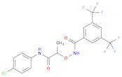 Benzamide, N-[2-[(4-chlorophenyl)amino]-1-methyl-2-oxoethoxy]-3,5-bis(trifluoromethyl)-