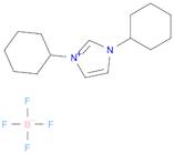 1H-Imidazolium, 1,3-dicyclohexyl-, tetrafluoroborate(1-) (1:1)