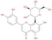 4H-1-Benzopyran-4-one, 2-(3,4-dihydroxyphenyl)-8-β-D-glucopyranosyl-5,7-dihydroxy-