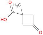 Cyclobutanecarboxylic acid, 1-methyl-3-oxo-